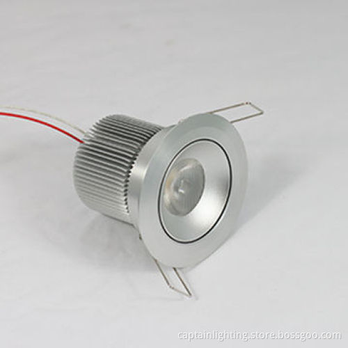 COB LED Downlight with RoHS, CE, SAA and TUV Marks, Made of Aluminum